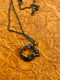 Bronze Mermaid Pendant Necklace