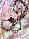 Silver Blossoms—Gemstone Treasure Necklace