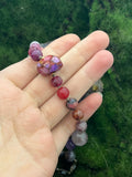 Raspberry Tartlet Gemstone Treasure Necklace