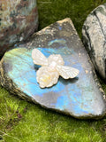Medium Mother of Pearl Bee Pendant