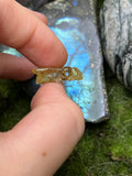 Small Amber Honey Bee Pendant