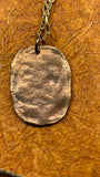Bronze Dragon Coin Necklace-- Handmade