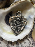 Dragon-Moth Heart Pendant