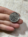 Adventures at Sea— Pewter coin pendant