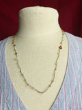 Hanging Garden-- Gemstone Thread Necklace