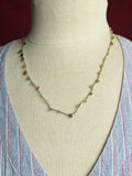 Beltane-- Gemstone Thread Necklace