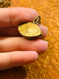 Glass Eye Brass Necklace