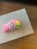 Scaly Fish Baby Resin Pin