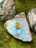 Small Amber Honey Bee Pendant