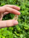 Small Amber Honey Bee Pendant