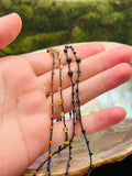 Samhain Delights-- Gemstone Thread Necklace