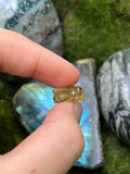 Small Amber Honey Bee Pendant