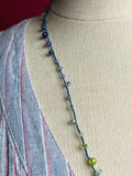 Coral Reef-- Gemstone Thread Necklace
