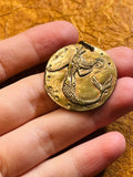 Bronze Mystery Mermaid Coin Necklace