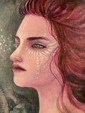 Portrait of the Divine Feminine by Cynthia Thornton Original Artwork