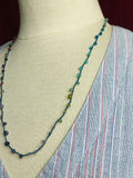 Coral Reef-- Gemstone Thread Necklace