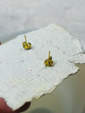 Turquoise Oval Stud Earrings