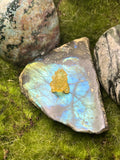 Small Amber Honey Bee Pendant