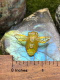 Medium Amber Honey Bee Pendant