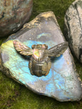 Large Abalone Bee Pendant