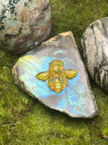 Medium Amber Bee Pendant