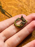 Bronze Mermaid Pendant Necklace