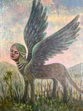 'Sphinx Spirit Animal' by Cynthia Thornton Original Artwork