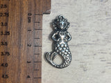 River Mermaid Pewter Pendant