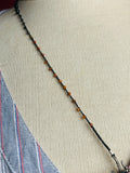 Samhain Delights-- Gemstone Thread Necklace
