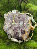 ‘Soft Breezes’ Knotted Gemstone Treasure Necklace