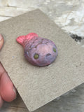 Scaly Fish Baby Resin Pin