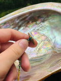 Antique Rainbows-- Hand dyed Rainbow Thread Necklace