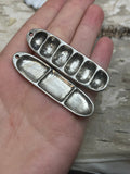 NEW Pewter Watercolor Palette/ Two-part Pendant