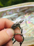 Creatures of the Swamp-- Gemstone Thread Necklace