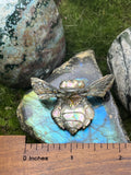 Large Abalone Bee Pendant