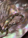 Water Lillies and Goldfish—Gemstone Treasure Necklace