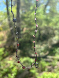 'Night Garden' Gemstone Thread Necklace--Cynthia Thornton