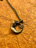 Bronze Mermaid Pendant Necklace