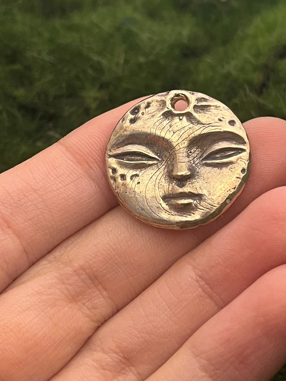 Bronze Moon Face