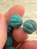 TURQUOISE Round Melon Cut Lot Section