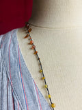 Samhain Delights-- Gemstone Thread Necklace