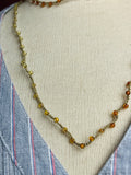 Drifting on the Baltic Sea-- Amber Thread Necklace