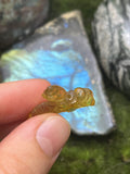 Medium Amber Bee Pendant