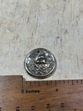 Adventures at Sea— Pewter coin pendant