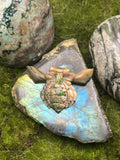 Large Abalone Bee Pendant
