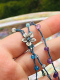 Coral Reef-- Gemstone Thread Necklace