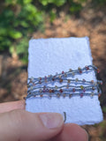 'Astara et Caelum' Gemstone Thread Necklace-- Cynthia Thornton