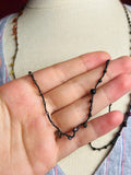Samhain Delights-- Gemstone Thread Necklace
