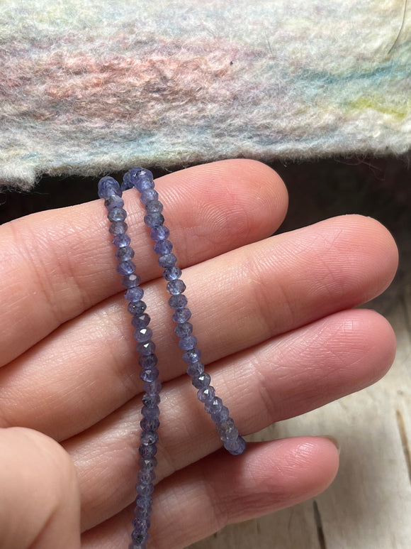 Tanzanite Faceted FULL STRAND (small)