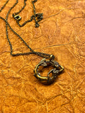 Bronze Mermaid Pendant Necklace